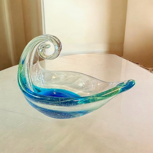 Maltese Aladdin's Lamp Sommerso Glass Bowl - Picture 2 of 11